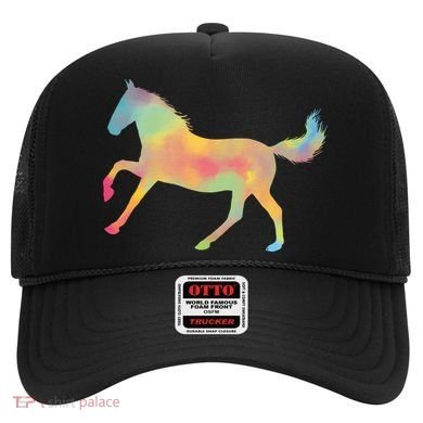 Watercolor Horse Silhouette Hat
