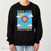 Work Hard Stay Humble Positive Mindset Mediation Cute Gift Women's Sweatshirt thumb 0