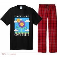Work Hard Stay Humble Positive Mindset Mediation Cute Gift Pajama Set thumb 0