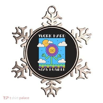 Work Hard Stay Humble Positive Mindset Mediation Cute Gift Ornament