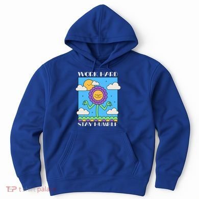 Work Hard Stay Humble Positive Mindset Mediation Cute Gift Hoodie