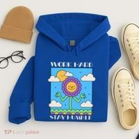 Work Hard Stay Humble Positive Mindset Mediation Cute Gift Hoodie thumb 4