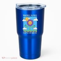 Work Hard Stay Humble Positive Mindset Mediation Cute Gift Tumbler thumb 0