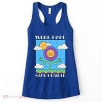 Work Hard Stay Humble Positive Mindset Mediation Cute Gift Women's Tank Top thumb 0