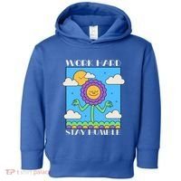 Work Hard Stay Humble Positive Mindset Mediation Cute Gift Toddler Hoodie thumb 0