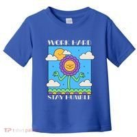 Work Hard Stay Humble Positive Mindset Mediation Cute Gift Toddler T-Shirt thumb 0