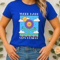 Work Hard Stay Humble Positive Mindset Mediation Cute Gift Women's T-Shirt thumb 2