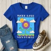 Work Hard Stay Humble Positive Mindset Mediation Cute Gift Women's T-Shirt thumb 3
