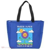Work Hard Stay Humble Positive Mindset Mediation Cute Gift Tote Bag thumb 0