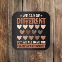 We Have The Same Heart Inside Black History Month Coaster thumb 0