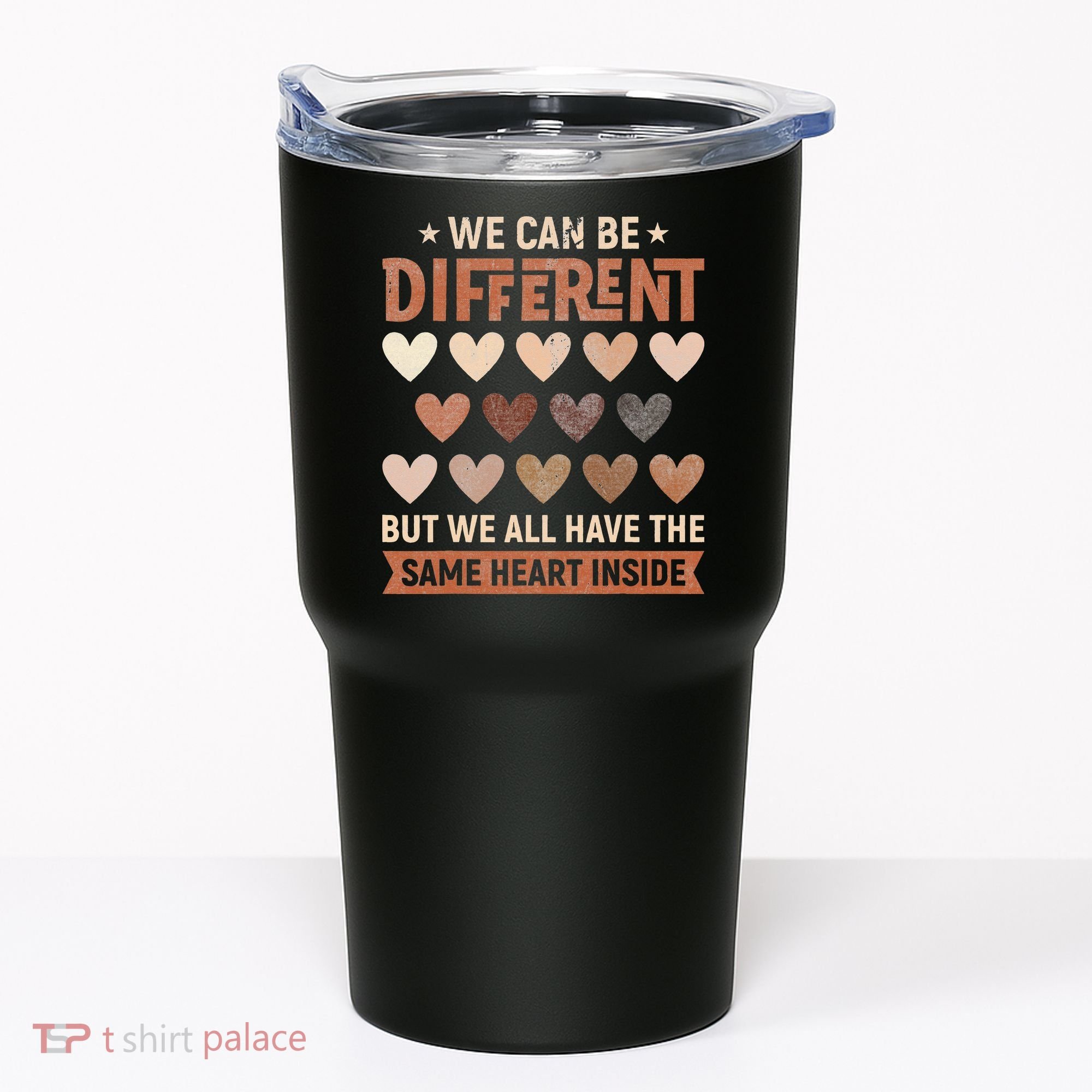 We Have The Same Heart Inside Black History Month Tumbler