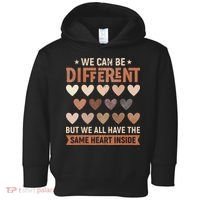 We Have The Same Heart Inside Black History Month Toddler Hoodie thumb 0