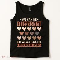 We Have The Same Heart Inside Black History Month Tank Top thumb 2