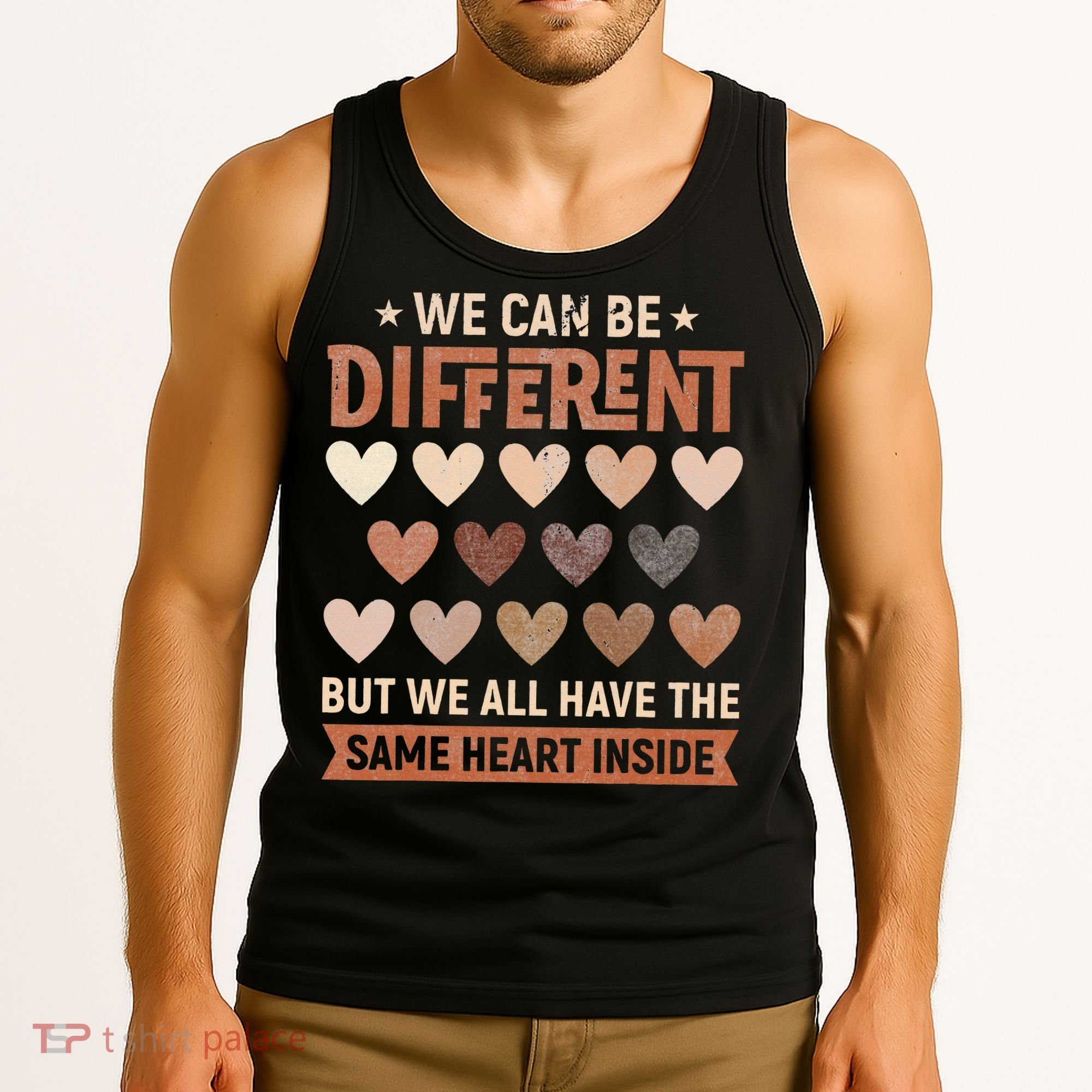 We Have The Same Heart Inside Black History Month Tank Top