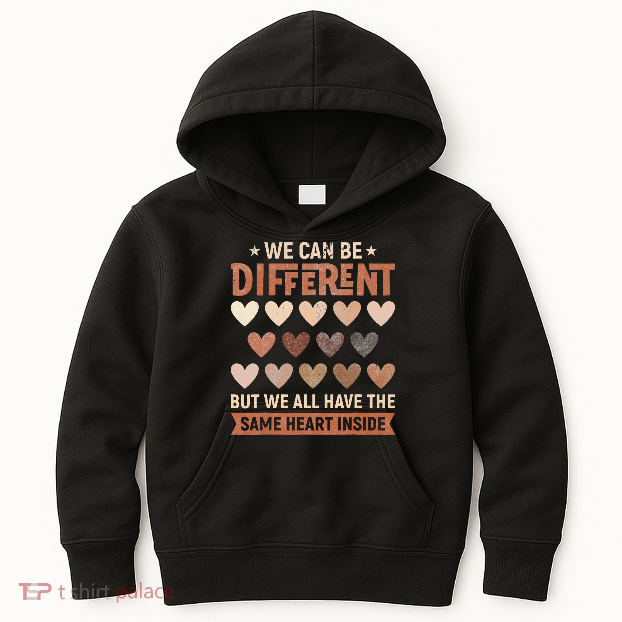 We Have The Same Heart Inside Black History Month Kids Hoodie