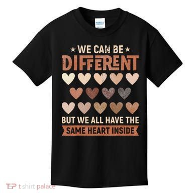 We Have The Same Heart Inside Black History Month Kids T-Shirt