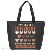 We Have The Same Heart Inside Black History Month Tote Bag thumb 0