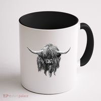Wee Hamish The Scottish Highland Cow Cool Gift Coffee Mug thumb 1