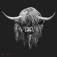 Wee Hamish The Scottish Highland Cow Cool Gift Golf Towel thumb 3