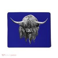 Wee Hamish The Scottish Highland Cow Cool Gift Mousepad thumb 0