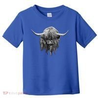Wee Hamish The Scottish Highland Cow Cool Gift Toddler T-Shirt thumb 0