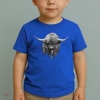 Wee Hamish The Scottish Highland Cow Cool Gift Toddler T-Shirt thumb 2