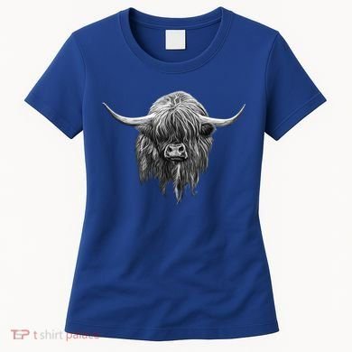 Wee Hamish The Scottish Highland Cow Cool Gift Women's T-Shirt