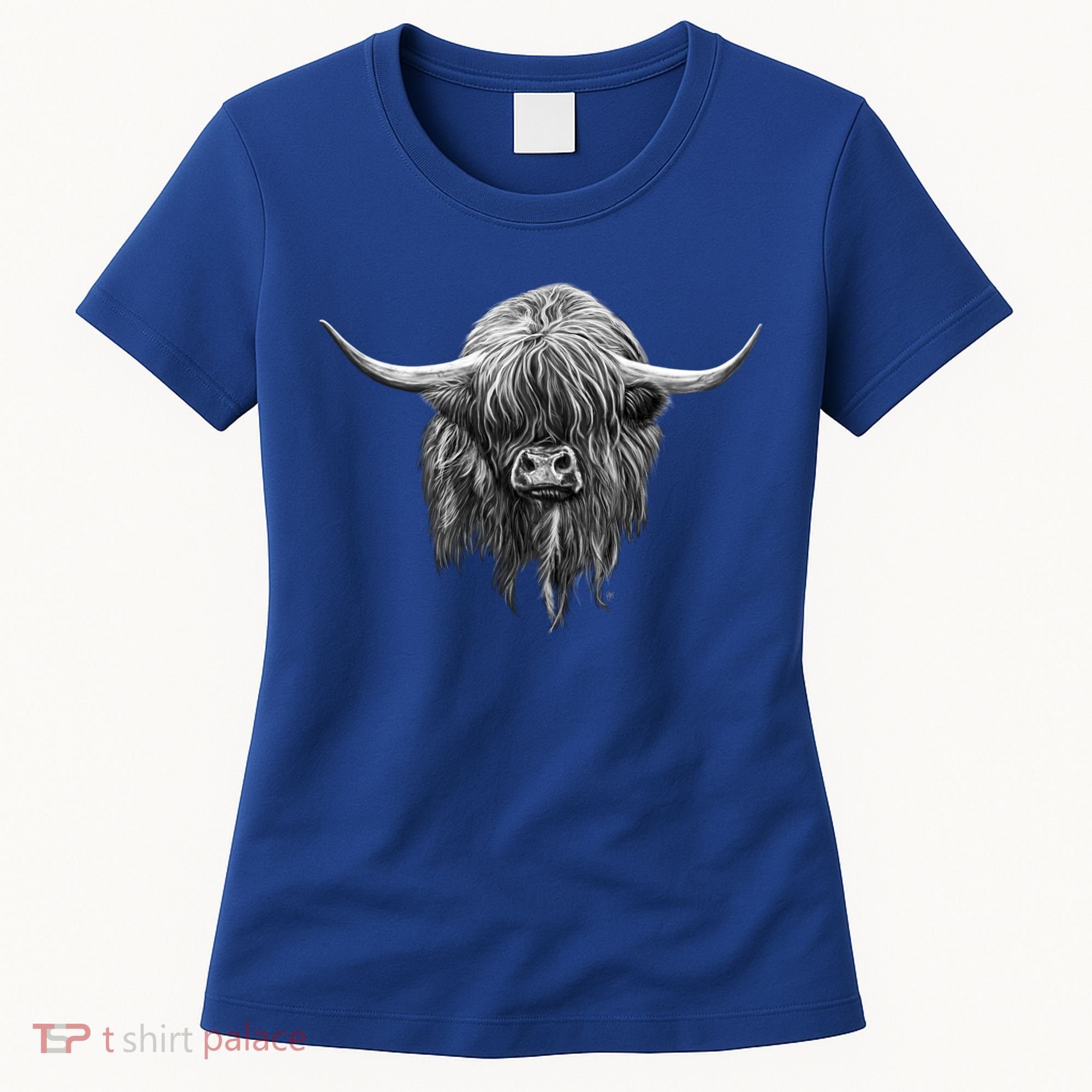 Wee Hamish The Scottish Highland Cow Cool Gift Women's T-Shirt