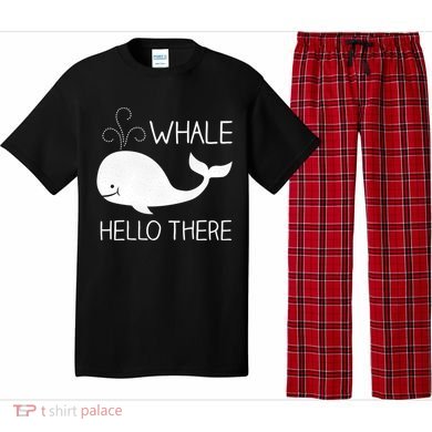 Whale Hello There Funny Save Whale Funny Gift Pajama Set
