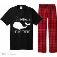 Whale Hello There Funny Save Whale Funny Gift Pajama Set thumb 0