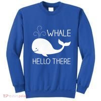 Whale Hello There Funny Save Whale Funny Gift Sweatshirt thumb 0