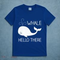 Whale Hello There Funny Save Whale Funny Gift T-Shirt thumb 5