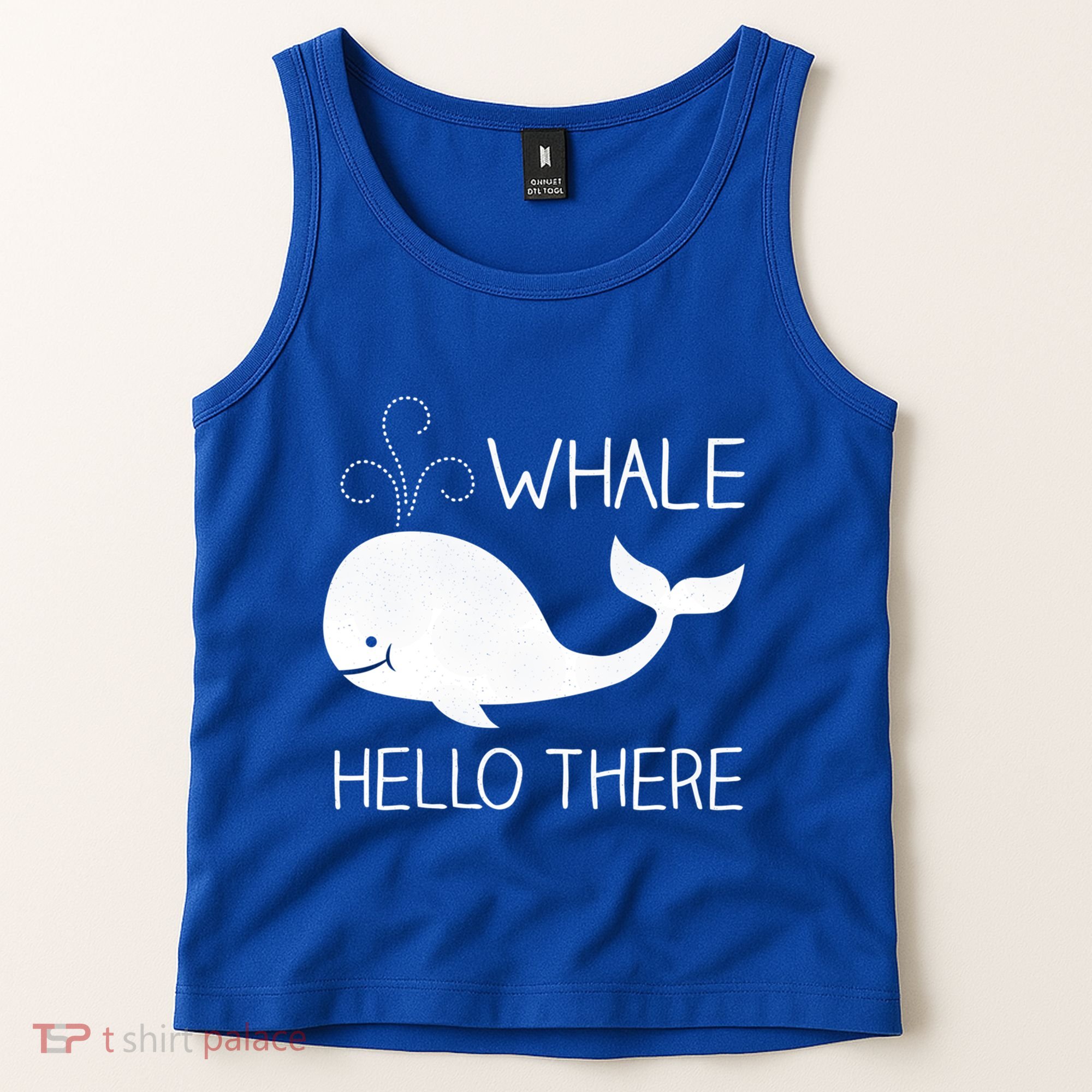 Whale Hello There Funny Save Whale Funny Gift Tank Top