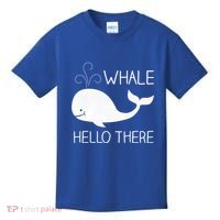 Whale Hello There Funny Save Whale Funny Gift Kids T-Shirt thumb 0