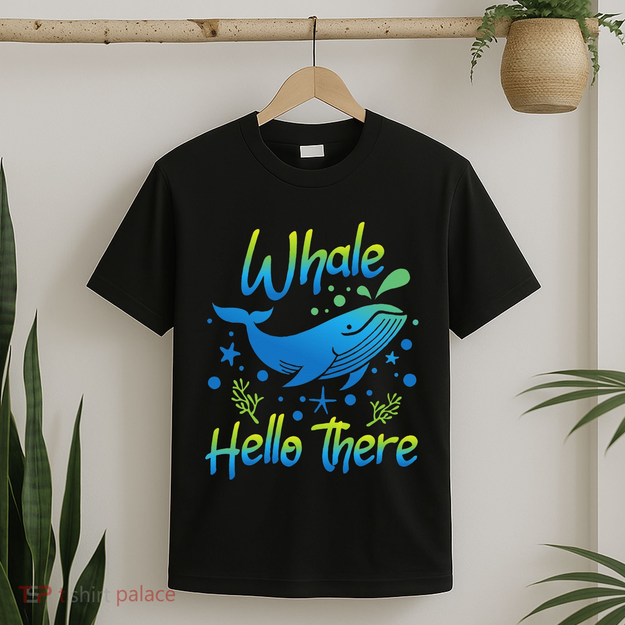 Whale Hello There Whale Lover Whales Marine Biologist T-Shirt