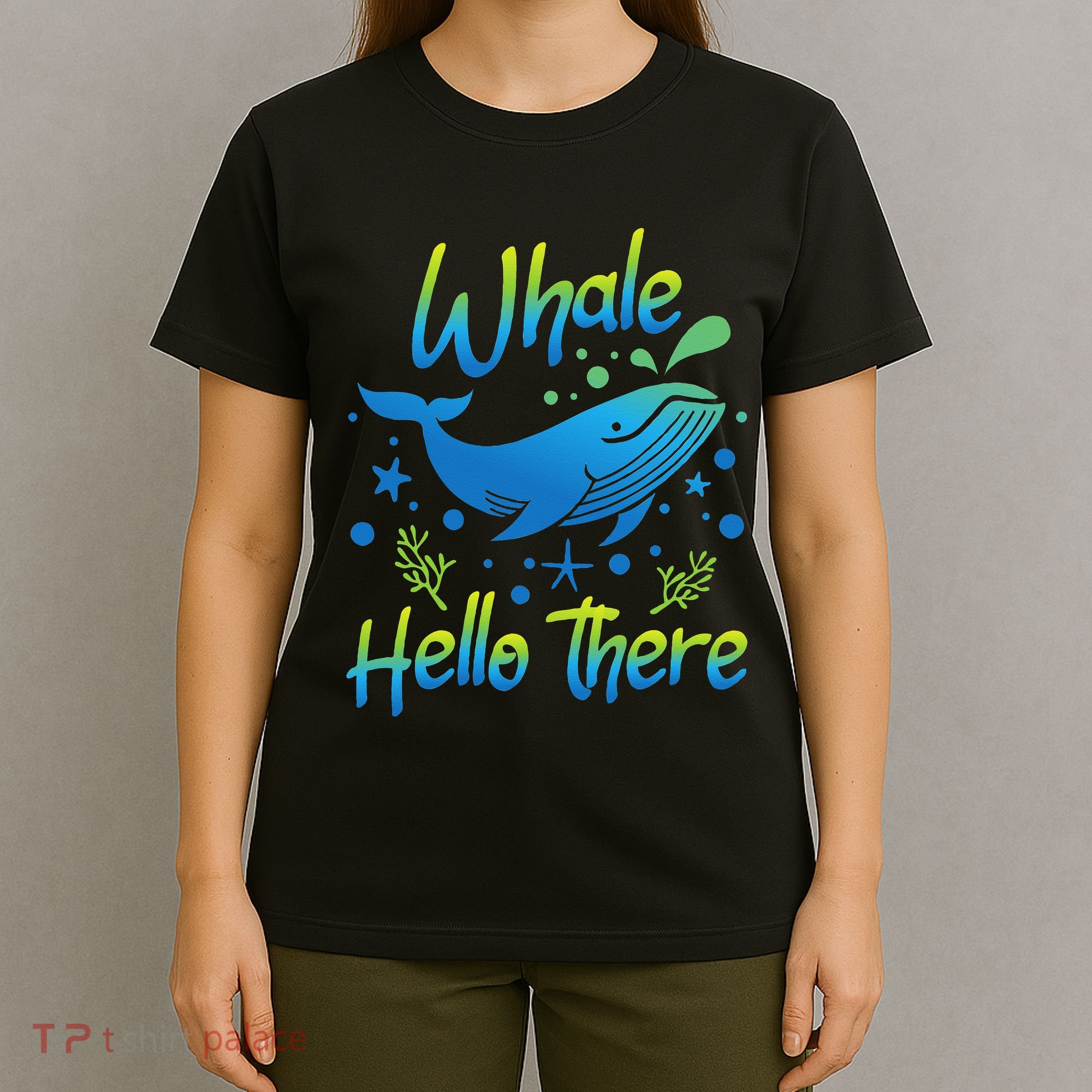 Whale Hello There Whale Lover Whales Marine Biologist T-Shirt
