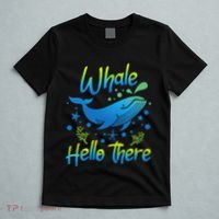Whale Hello There Whale Lover Whales Marine Biologist T-Shirt thumb 5