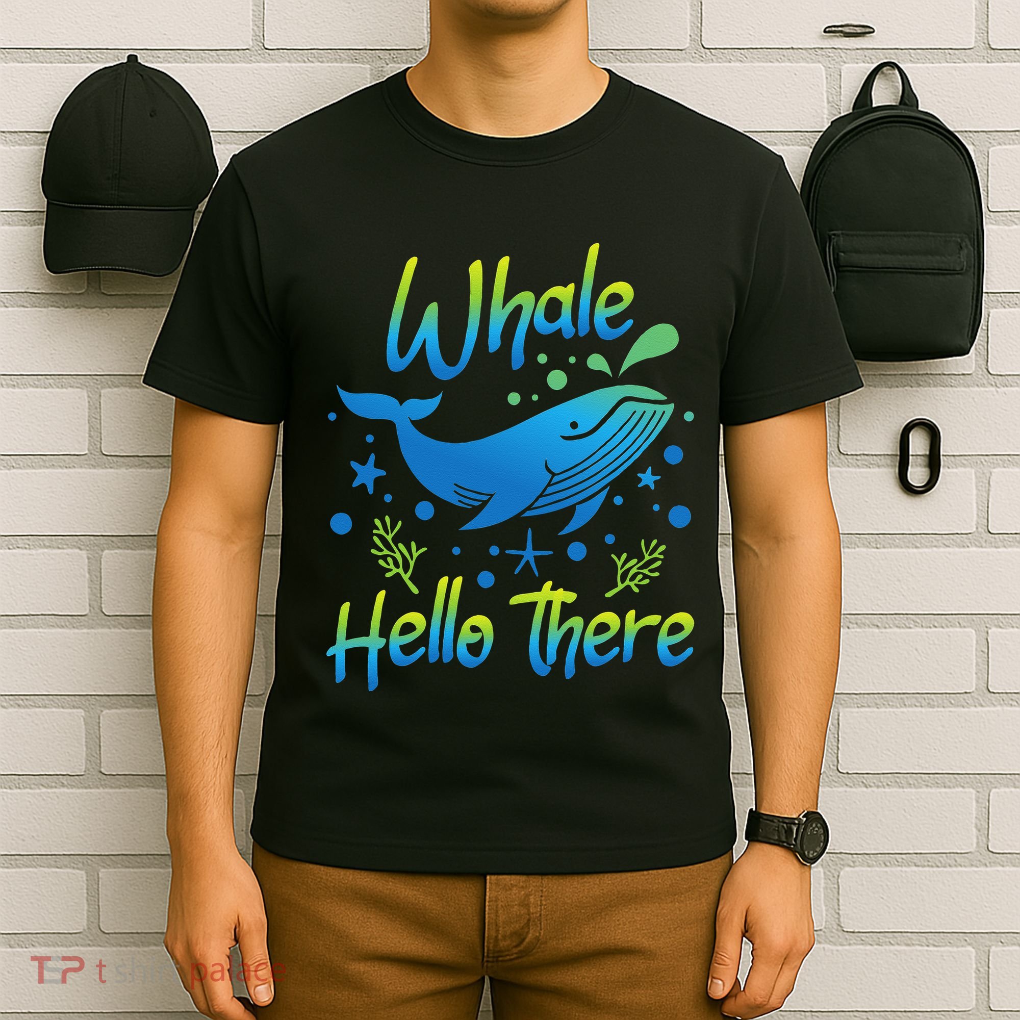 Whale Hello There Whale Lover Whales Marine Biologist T-Shirt