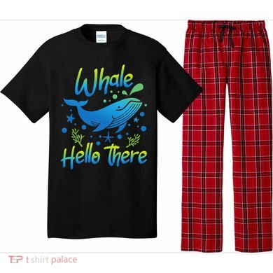 Whale Hello There Whale Lover Whales Marine Biologist Pajama Set
