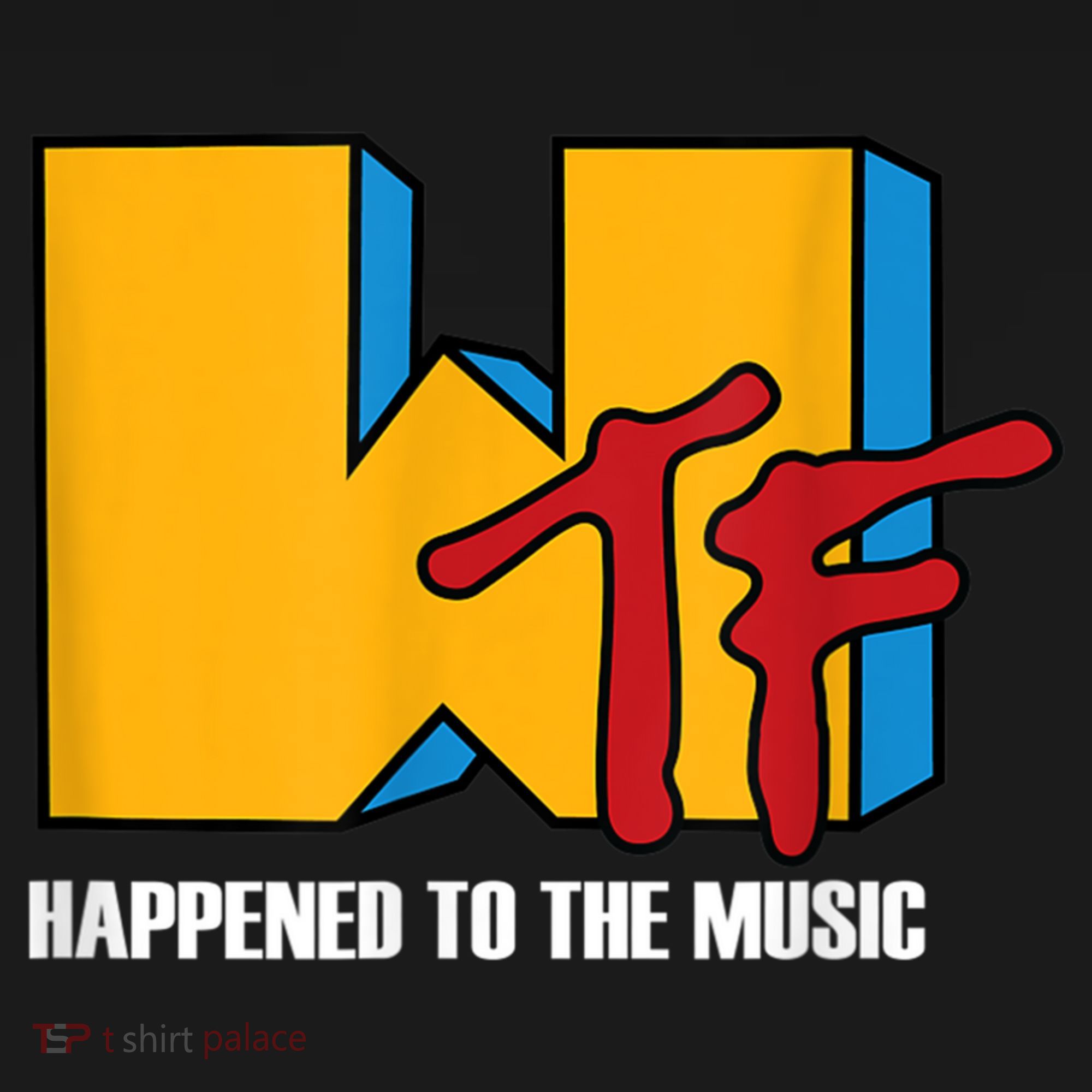 Wtf Happened To Music Funny Retro Music 80s 90s Women's Hoodie