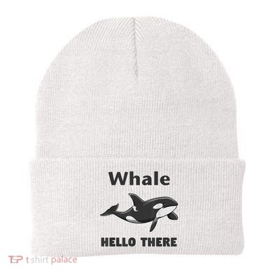 Whale Hello There Killer Whale Beanie