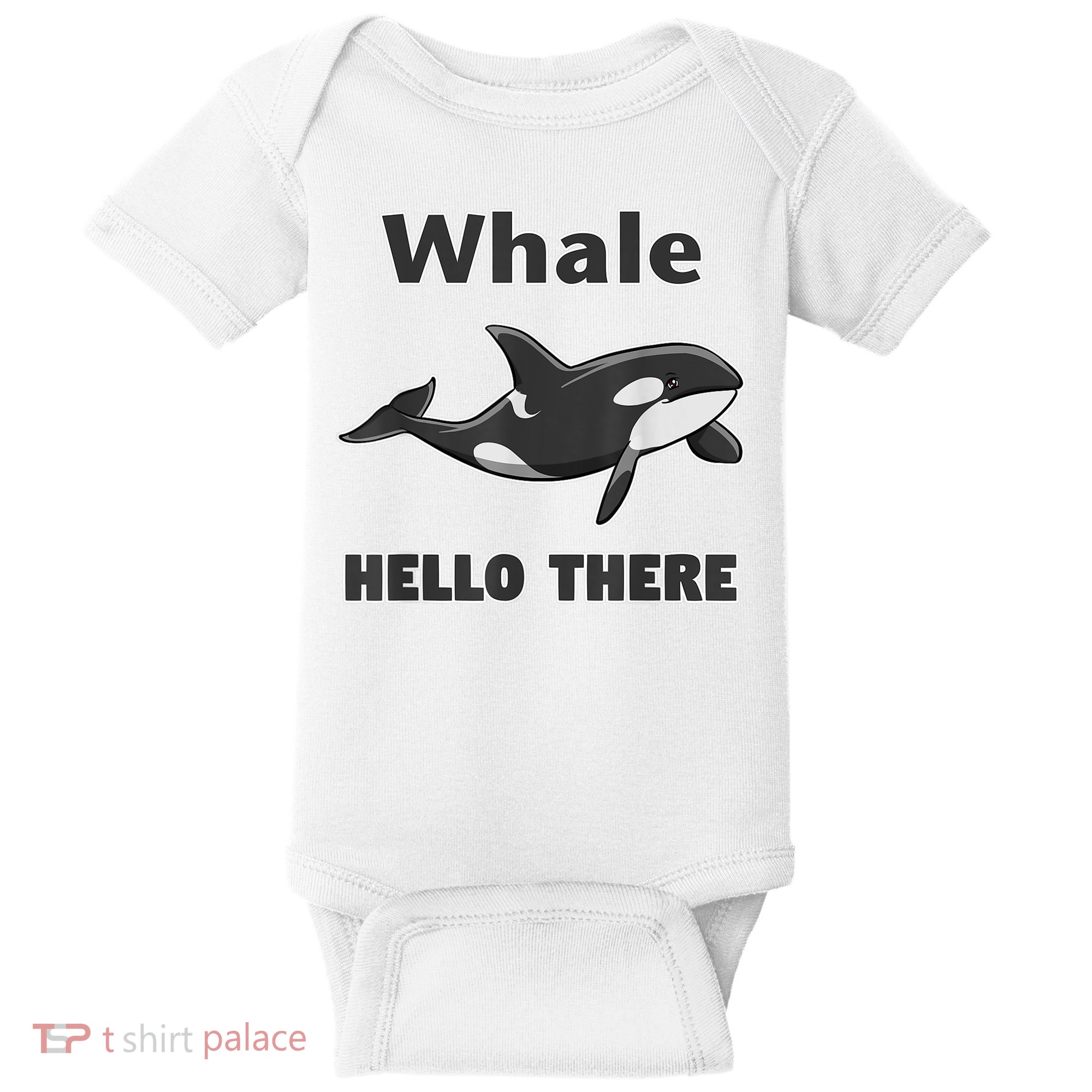 Whale Hello There Killer Whale Baby Bodysuit