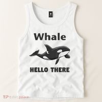 Whale Hello There Killer Whale Tank Top thumb 2