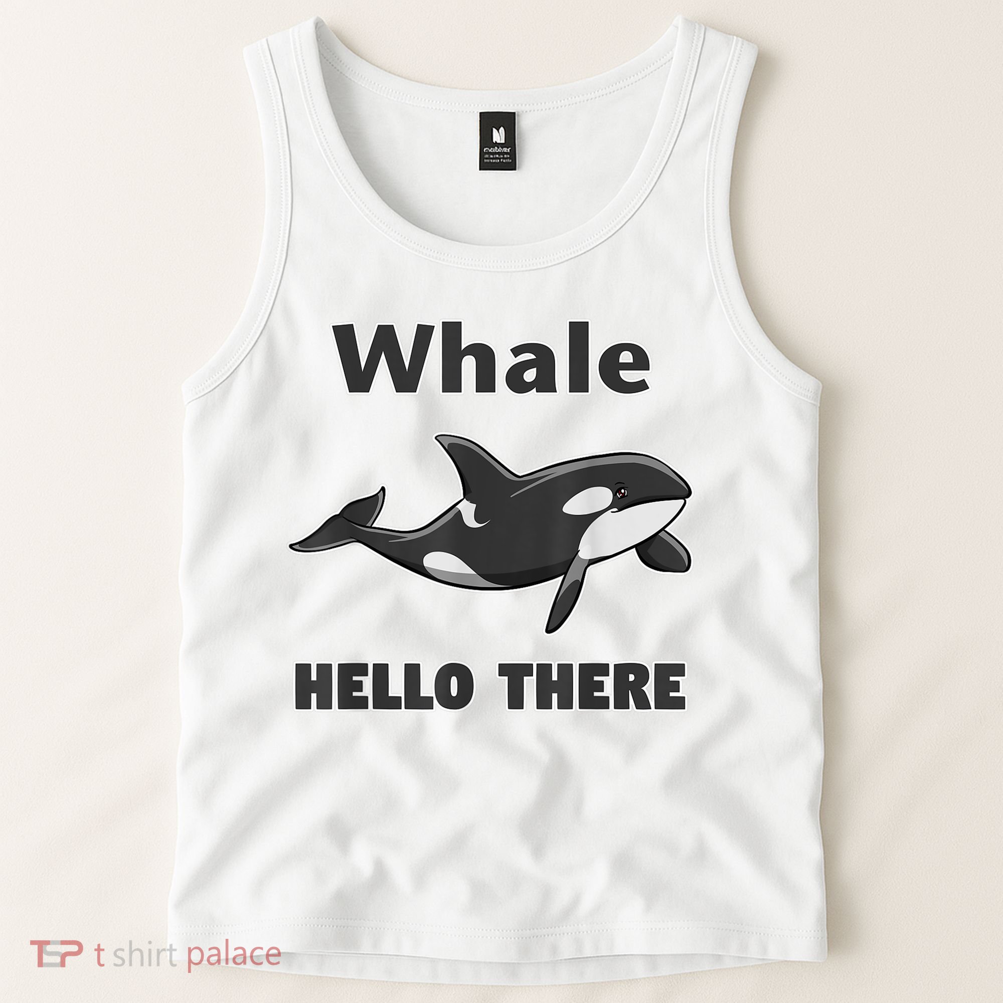Whale Hello There Killer Whale Tank Top