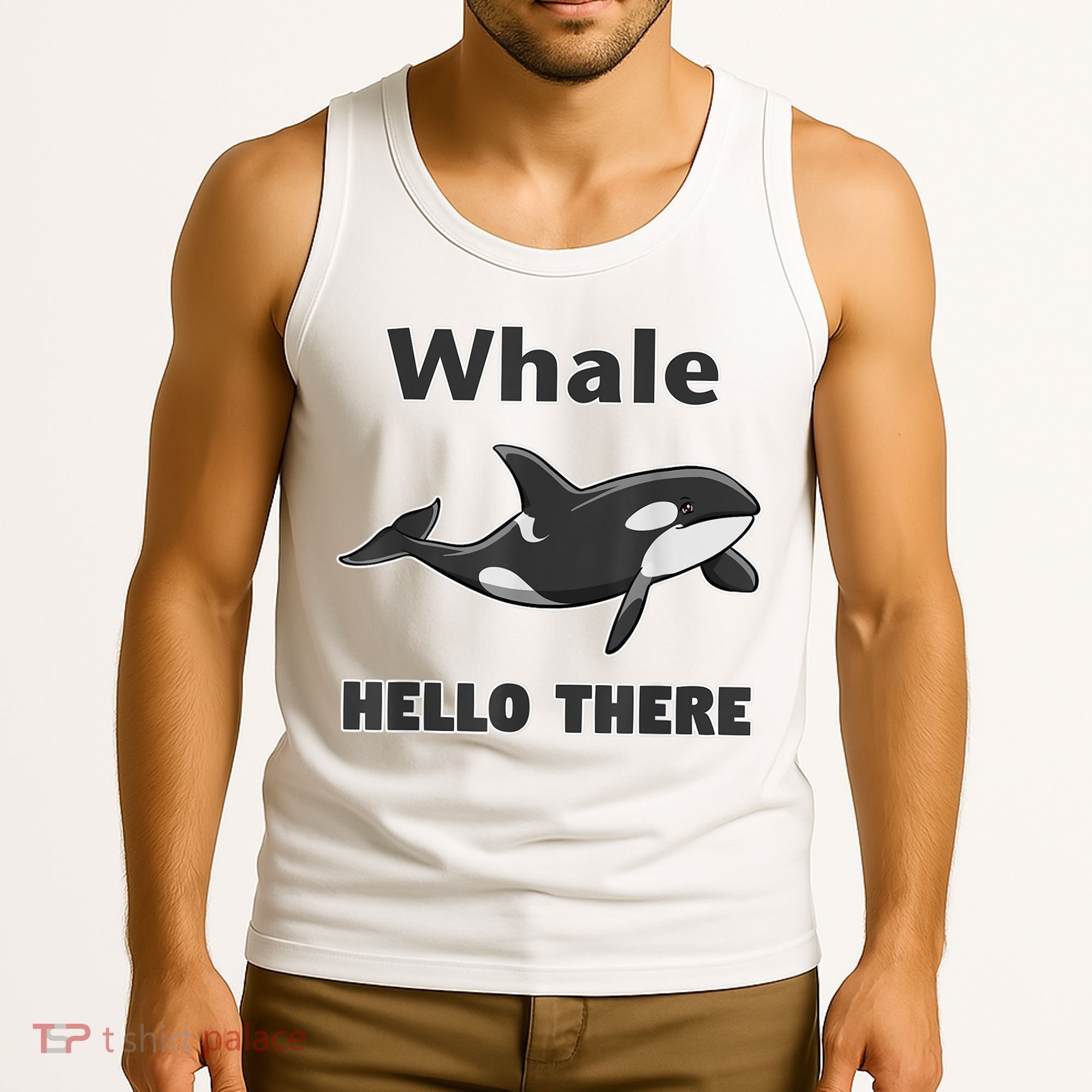 Whale Hello There Killer Whale Tank Top