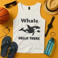 Whale Hello There Killer Whale Tank Top thumb 4