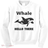 Whale Hello There Killer Whale Kids Sweatshirt thumb 0