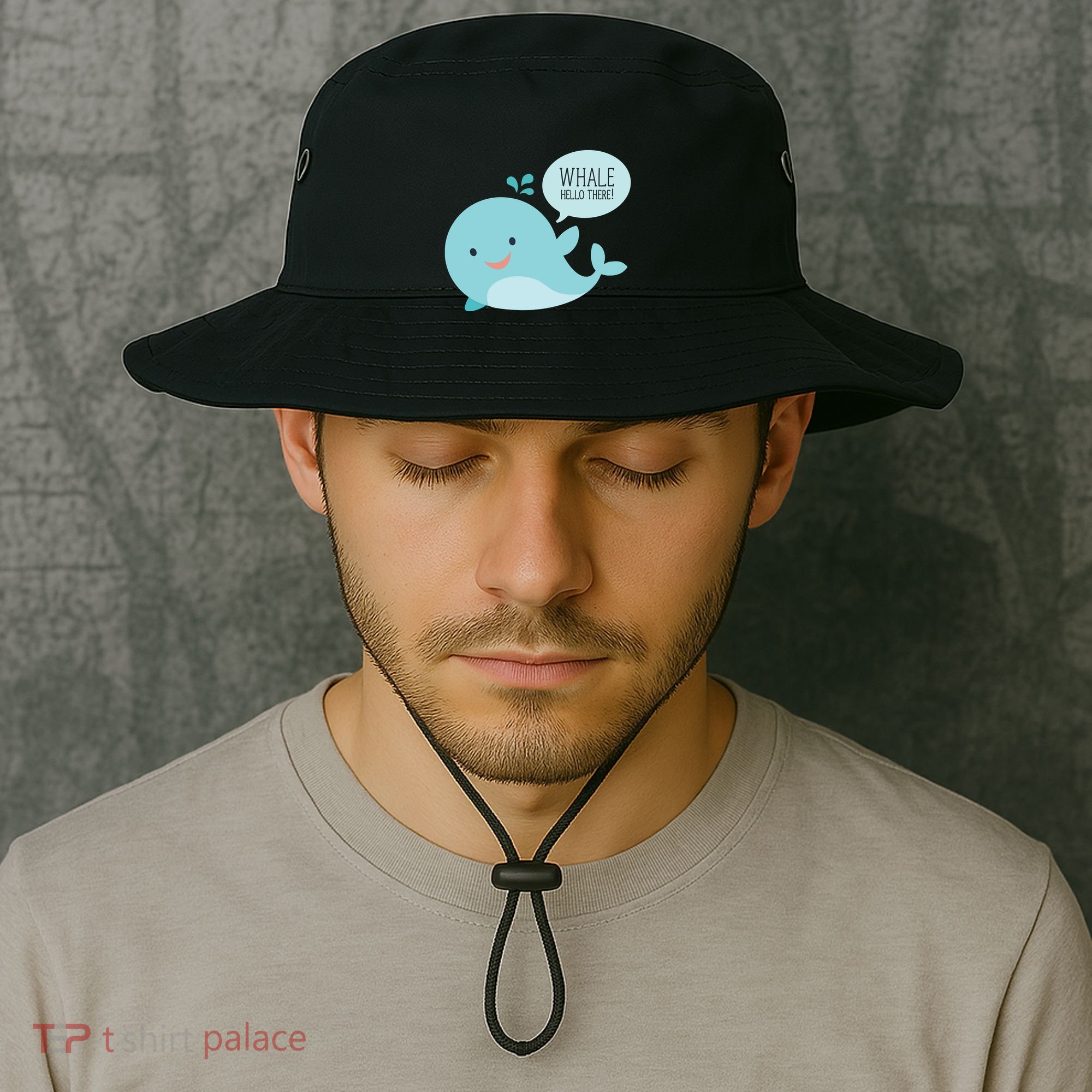 Whale Hello There Bucket Hat