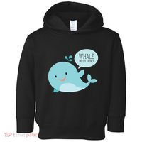 Whale Hello There Toddler Hoodie thumb 0
