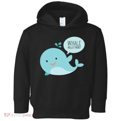 Whale Hello There Toddler Hoodie